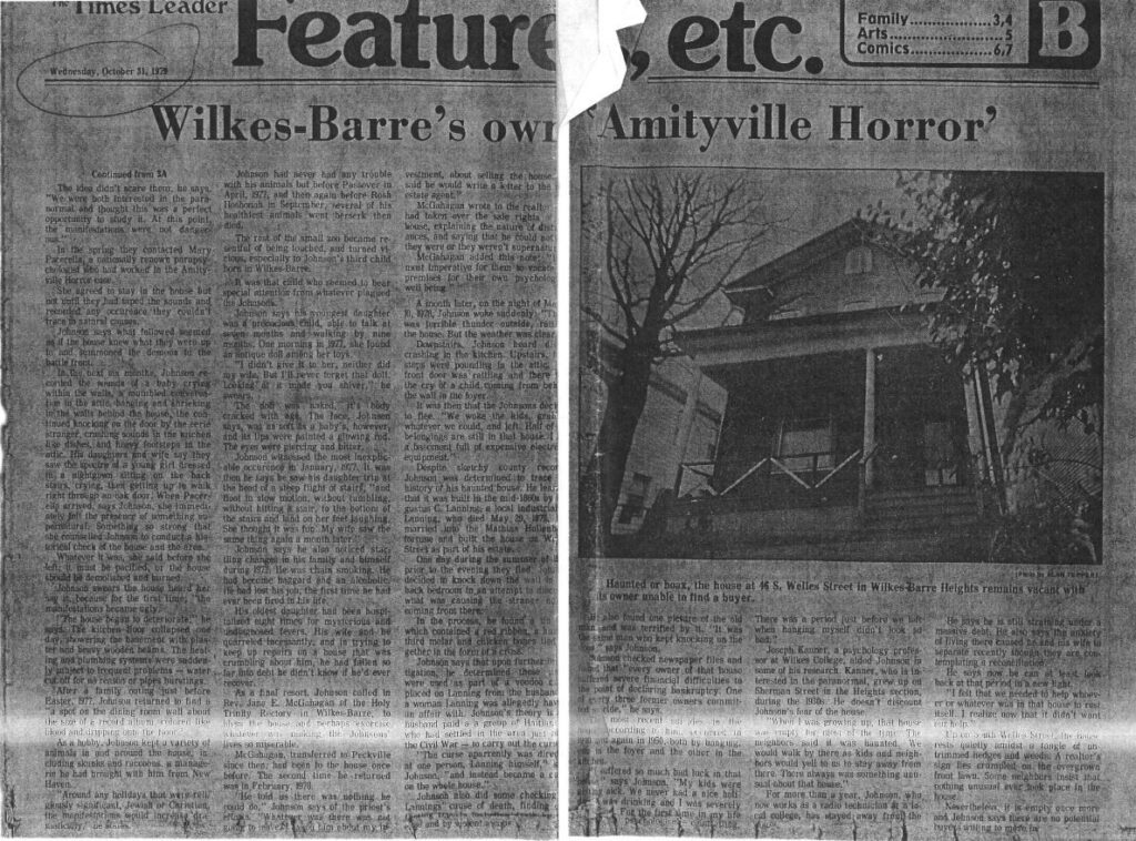 welles house experiencing a haunting